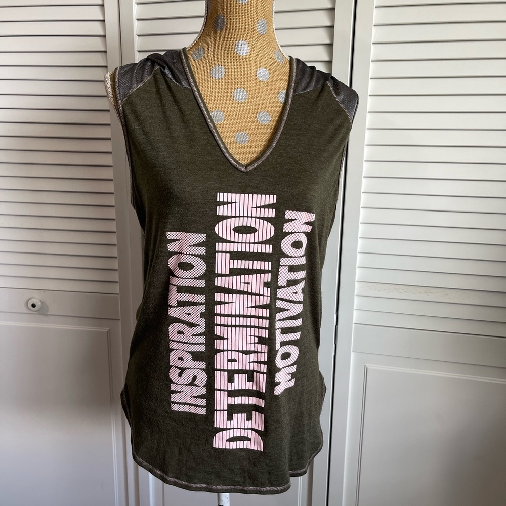 EVCR tank top with hood